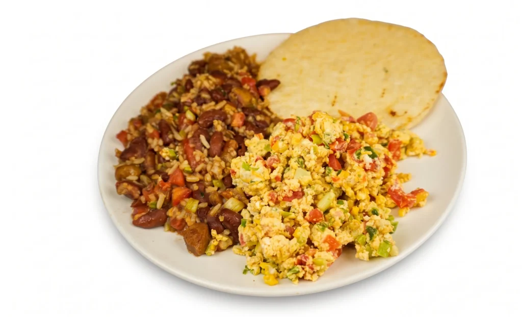 Calentado con Huevos Pericos