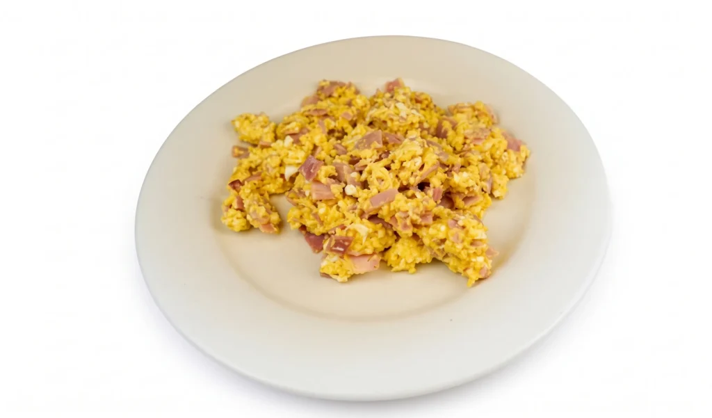 Huevos Revueltos con Jamón